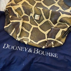 Used Dooney and Bourke Giraffe hobo bag